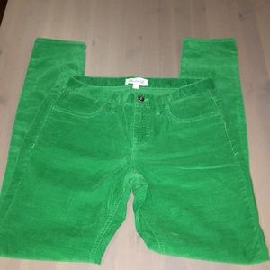 Madewell 28 x 32 green skinny cords